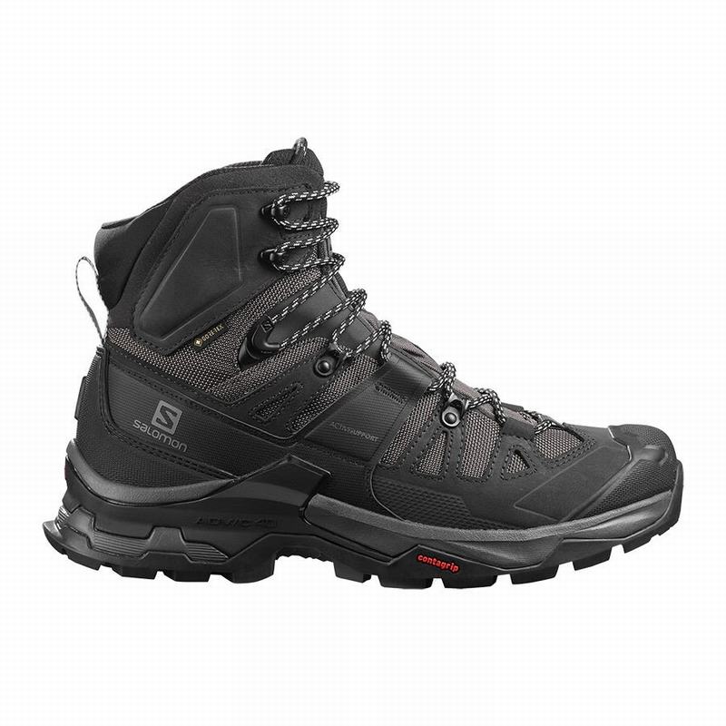 Botas De Montaña Salomon Hombre Negras - Salomon Argentina QUEST 4 GORE-TEX ,894612-DCQ